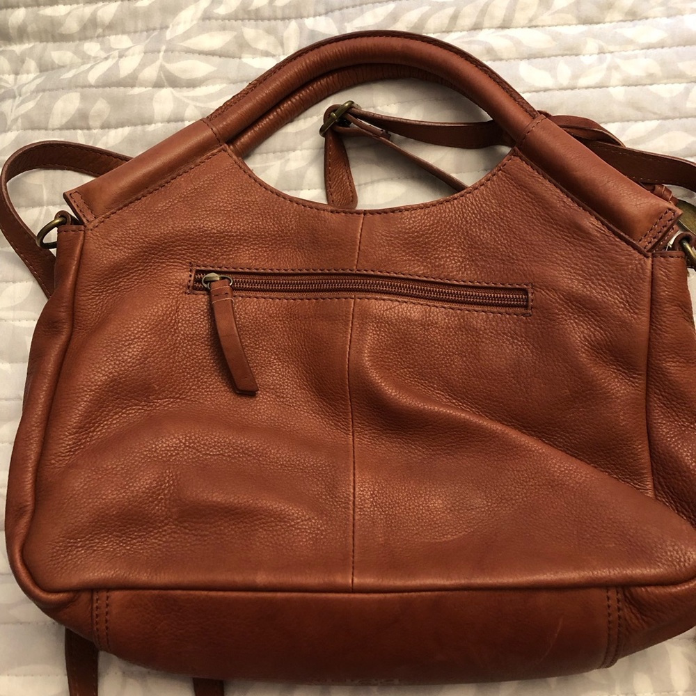 Born Tan Woven Leather Crossbody Bag - Picture 4 of 4